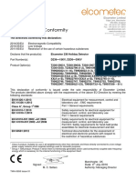 Declaration of Conformity: Elcometer Limited