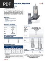 P630 High Flow Gas Regulator: Applications