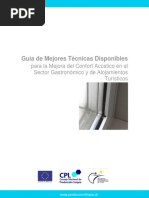 Guia de MTD para La Mejora Del Confort Acustico en El Sector Gastronomico y de Alojamientos Turisticos