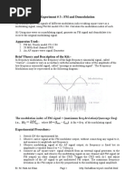 Experiment # 3: FM and Demodulation Object