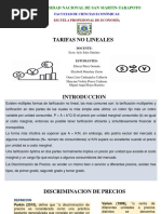 Grupo 1 Tarifas No Lineales