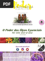 Livro O Poder Dos Oleos Essenciais - Aromaterapia Oficial