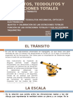 Transitos, Teodolitos y Estaciones Totales