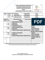 Agenda Semanal Del Club de Tareas