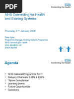 NHS CFH and Existing Systems - Presentation To The BCS - 17.1.08