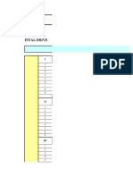 Meca Sheet: Overhaul Final Drive