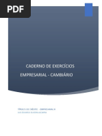 Caderno de Exercicios Cambiario 1 2019