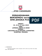 Asrama Kertas Kerja Perkhemahan Bersepadu Unit Beruniform 2019 