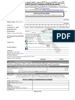 Application Form: Verification / Correction of Degree / Revised / Duplicate Degree