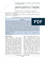 Phytochemistry, Antioxidant and Antibacterial Activities of Medicinal Plants - A Comparative Study