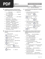 Friday FRIDAY WORKSHEET