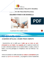 Examen Fisico de Rodilla