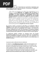 La Notificación Es Un Derecho en El Proceso Disciplinario Contra Los Abogados