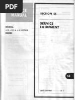 J13, J15, J16 Engines SE Service Equipment