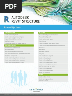 ACP Revit Structure Exam Objectives 052517RA