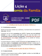 4 - A Mordomia Da Família