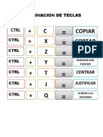 Combinacion de Teclas