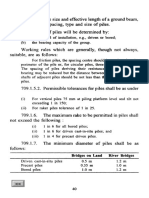 Minimum Dia of Bridge Piles As Per IRC78