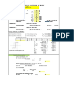 Design of Roof Purlin at Mid Bay: KX 0.995 Ky 0.100