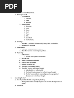 Understanding The Self Outline