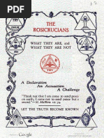 1928 Clymer Rosicrucians