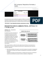 Crédito Fiscal IGV Compras Requisitos Formales y Operaciones Nonbspreales