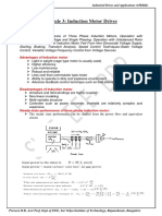 Module 3: Induction Motor Drives: Syllabus