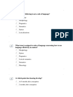 Which of The Following Is Not A Rule of Language?: Phonology Morphology Pragmatics Semantics Syntax Lexicalizations