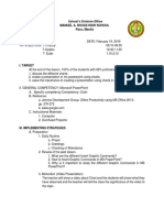 Lesson Plan in PPT Chart