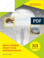 Modul Produk Kreatif & Kewirausahaan Kelas XII