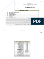 Detail Cost Estimation of Roads (Complete)