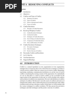 Unit 4 Resolving Conflicts: Structure