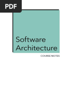 Software Architecture Course Notes