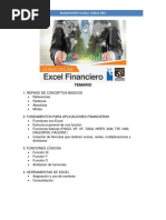 TEMARIO Excel Financiero