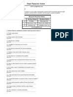 Soal Passive Voice