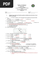 Sci 8 2nd Exam Answer