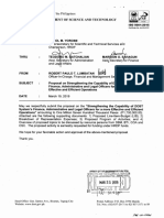 Strengthening The Capability of DOST System Finance, Administrative and Legal