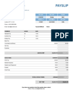 Payslip Template