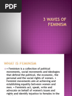 3 Waves of Feminism