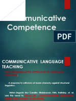 Communicative Competence