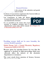 Reasoned Decision: M. J. Sivani v. St. of Karnataka (1995) 6 SCC 289