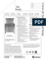 G Series 36" Gas Restaurant Range: Models