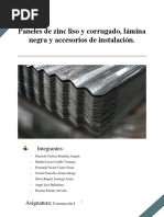 Paneles de Zinc Liso y Corrugado