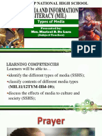 Types of Media and Media Convergence