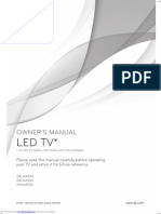 Led TV : Owner'S Manual