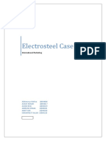 Electrosteel Case: International Marketing