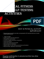 PHYSICAL FITNESS and Self Testing Activities