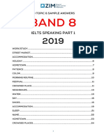 Ielts Speaking Band 8 Samples