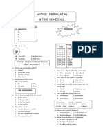 Notice / Peringatan & Time Schedule: Anggota: 1. 2. 3. 4. Kelompok