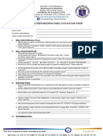 Eq Drill Evaluation Sheet